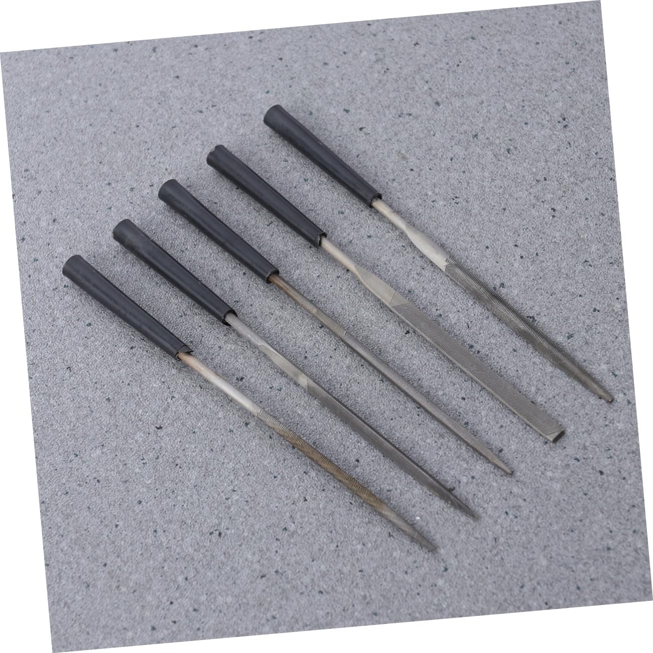 DOITOOL Wood File 5Pc Set Wood rasp rasp File Plastic Handle Metal Shaping Tools