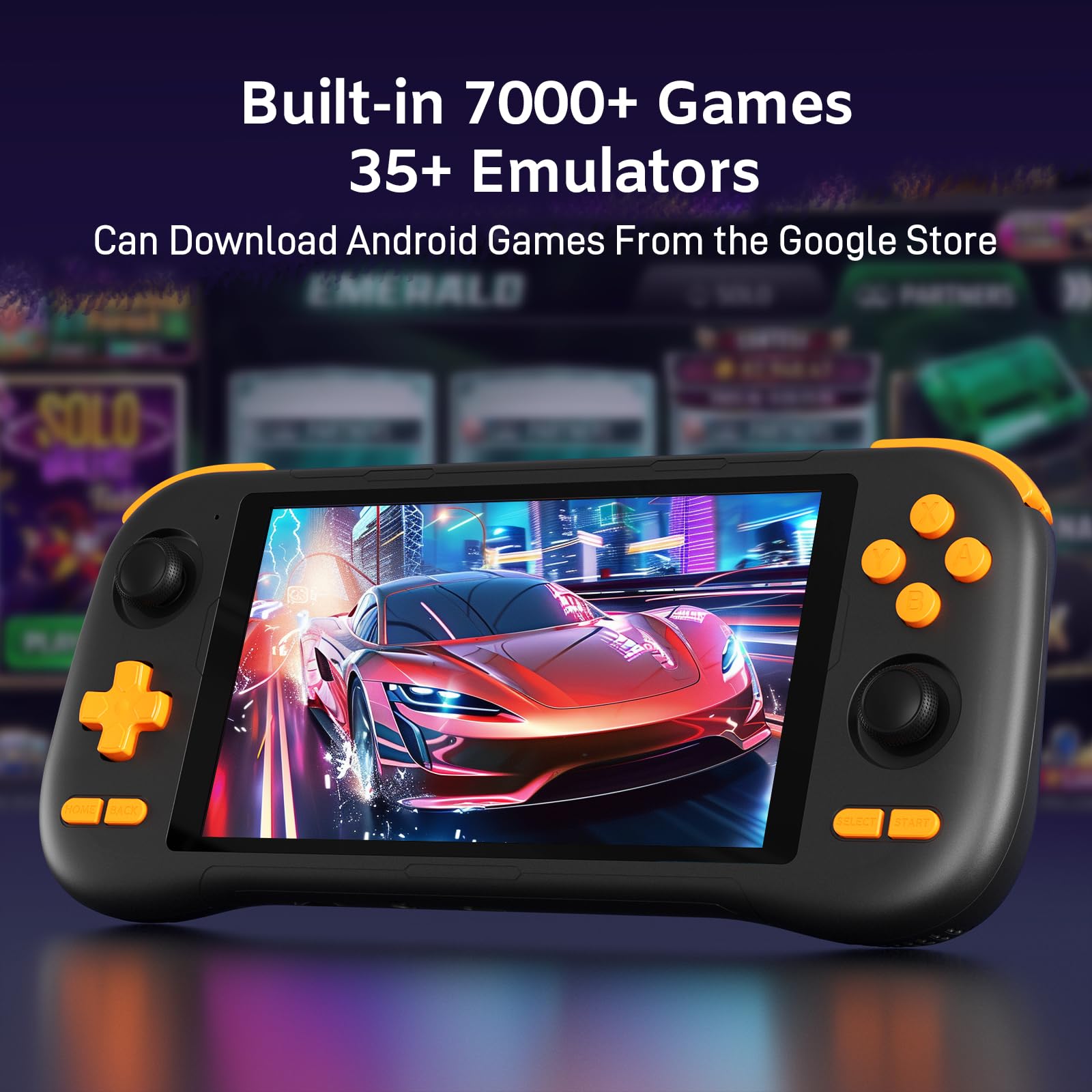 Amazon | kinhank K56 レトロハンドヘルドゲーム機 7000以上の