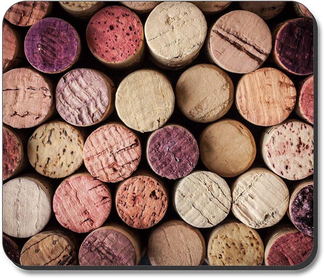 Art Plates Mouse Pad - Wine Corks