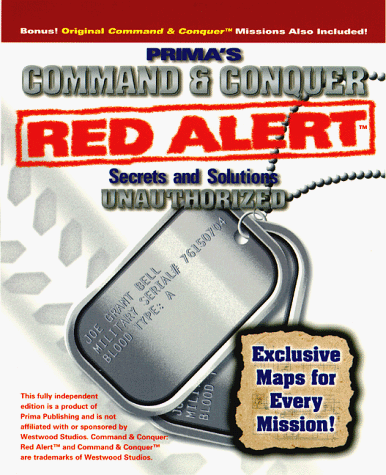 Red Commandbook Command and Conquer: Red Alert Secrets and Solutions (Secrets of the ...