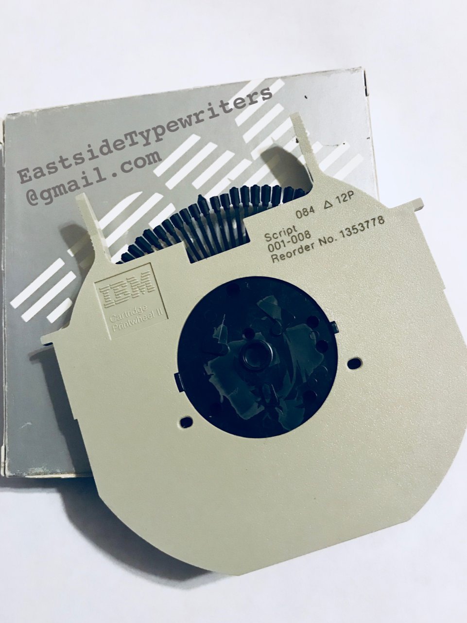 Lexmark 1353778 Printwheel - Script for IBM Typewriters