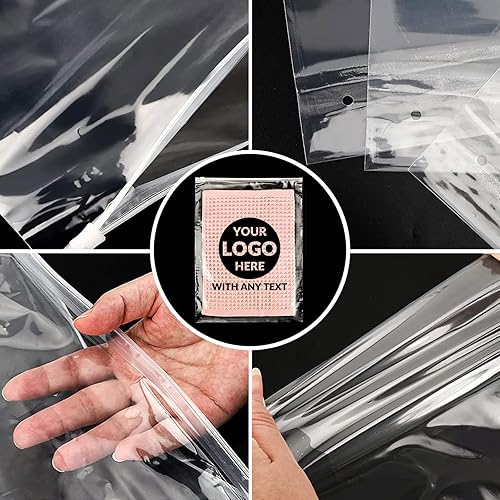 Miniatura 6 de 100 bolsas de plástico personalizadas SALIFECO con logotipo, bolsas deslizantes con cremallera con orificios de aire, bolsas resellables con