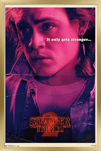 Vista 14 de Trends International Netflix Stranger Things: Season 2 - Póster de Billy Wall, 22.375 x 34 pulgadas, versión enmarcada en negro