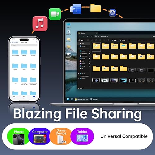 Miniatura 3 de SSK Disco duro externo SSD de 8 TB, unidad SSD portátil de hasta 2000 MBs, unidades de estado sólido externas USB 3.2 Gen2X2 para iPhone 1516 PRO,