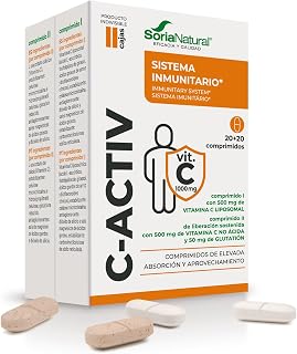 C-Activ vitamina C liposomal, 20 comprimidos, Soria Natural