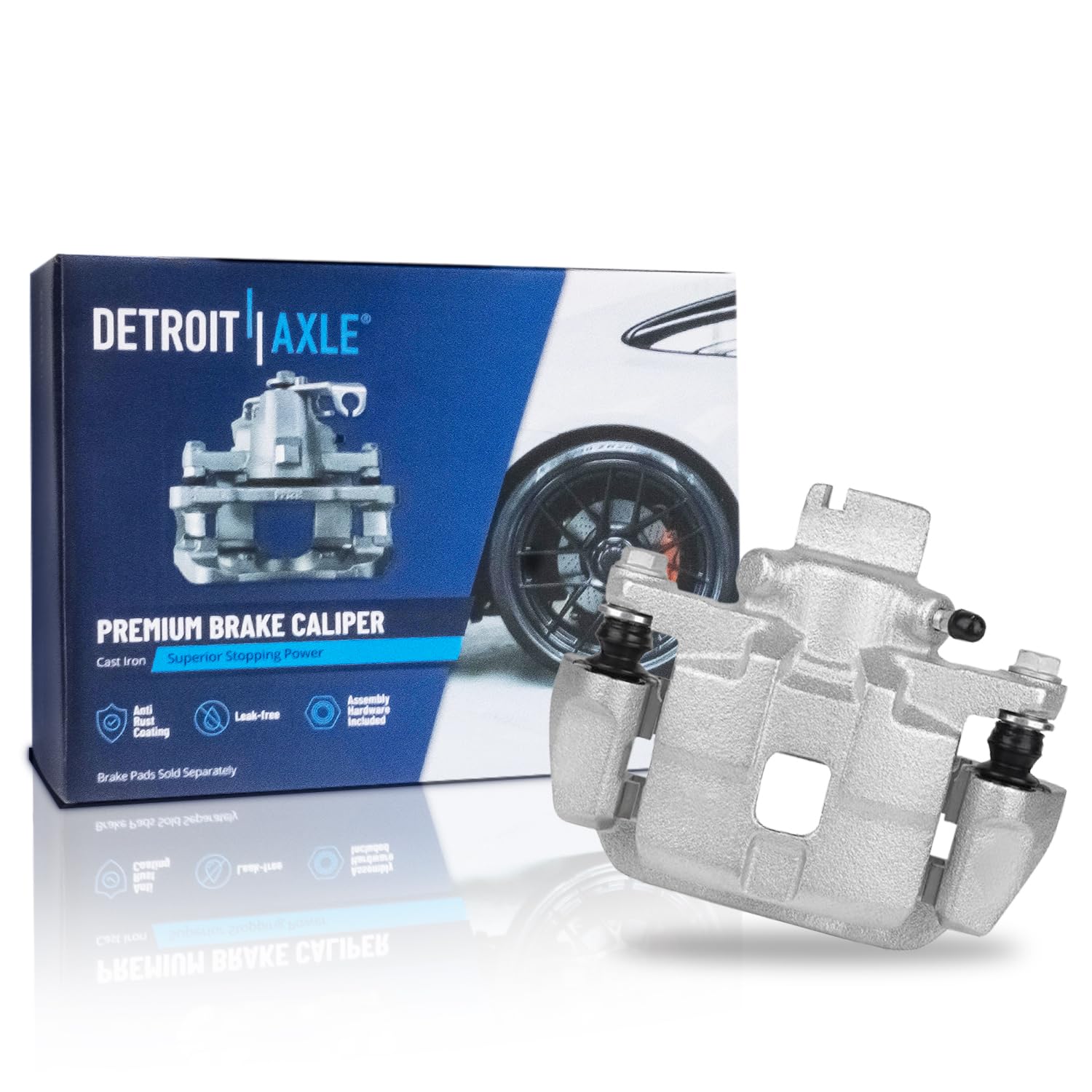 Detroit Axle - Rear Right Brake Caliper for 2000-2004 Subaru Outback Legacy