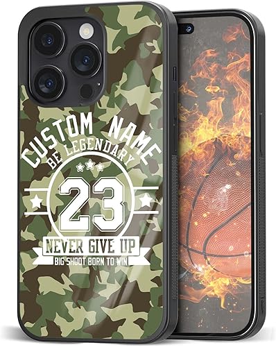 Miniatura 9 de Fundas de teléfono de baloncesto personalizables con número de nombre  para iPhone 8 11 12 13 14 15 Pro Max Plus Mini X, para Samsung A02 A03 A10