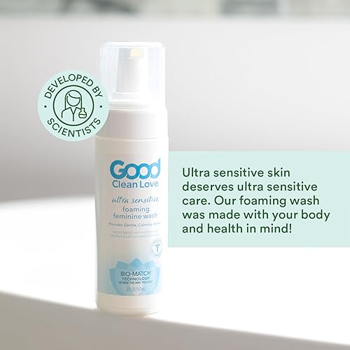 Miniatura 5 de Good Clean Love Lavado femenino ultra sensible con pH equilibrado, limpiador vaginal suave para mujeres con ingredientes naturales, a base de agua