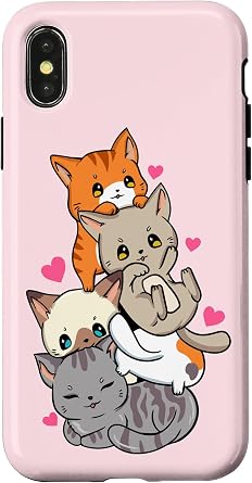 Cat Cats Cute Kitty Anime Kawaii Neko Gift Case for iPhone X/XS