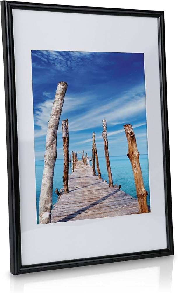 Mainstays 24x36 Wide Walnut Poster And Picture Frame, 56 OFF