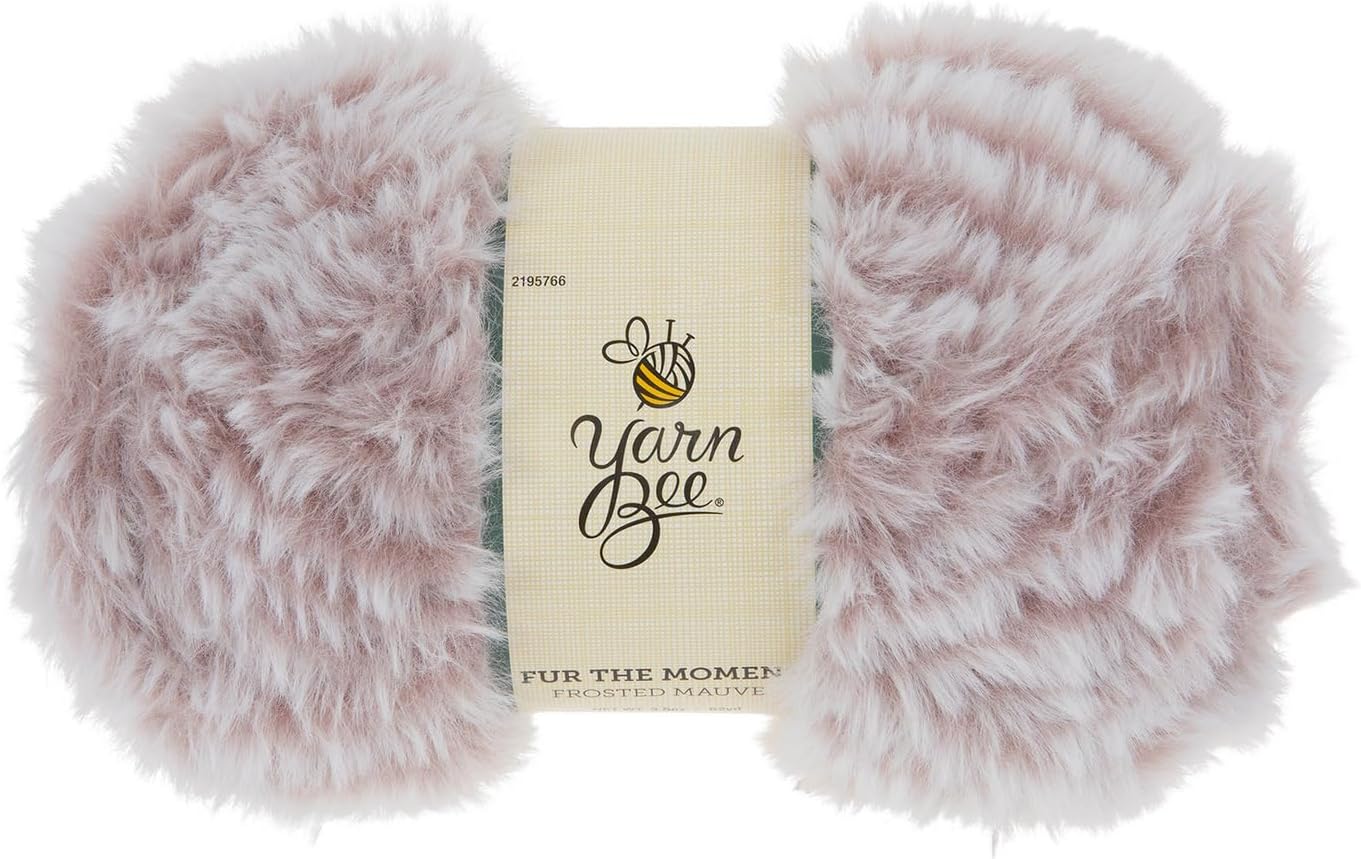 Hobby Lobby Frosted Mauve Yarn Bee Fur The Moment YarnSet of 3