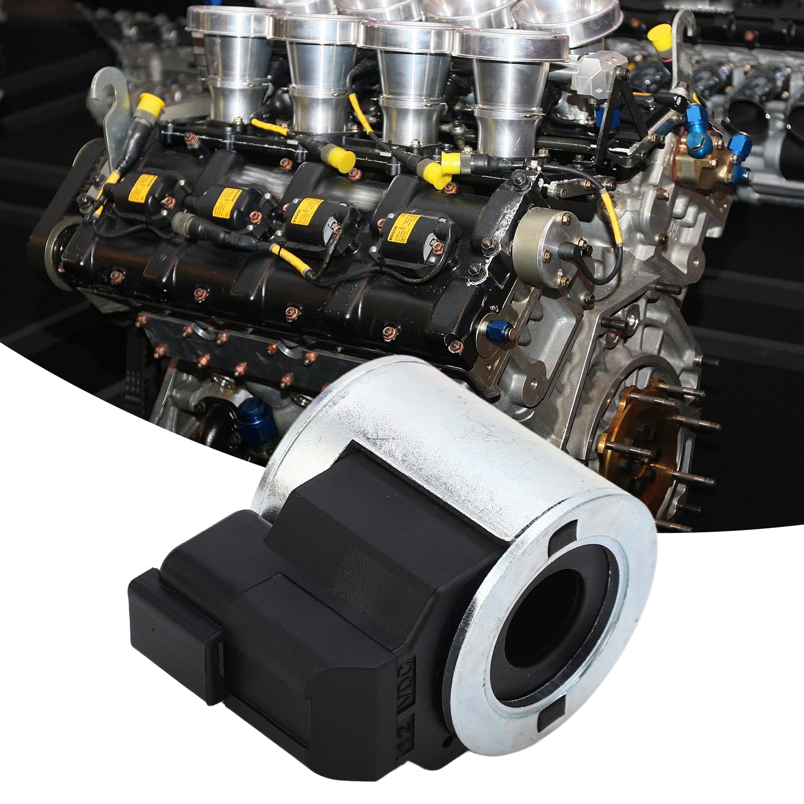 Bobine D'électrovanne 12V, 4303612 électrovanne avec Connecteur Deutsch Remplacement pour les Séries de Tiges HydraForce 08, 80, 88 et 98