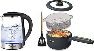 TOPWIT Electric Kettle Steamer Cooker