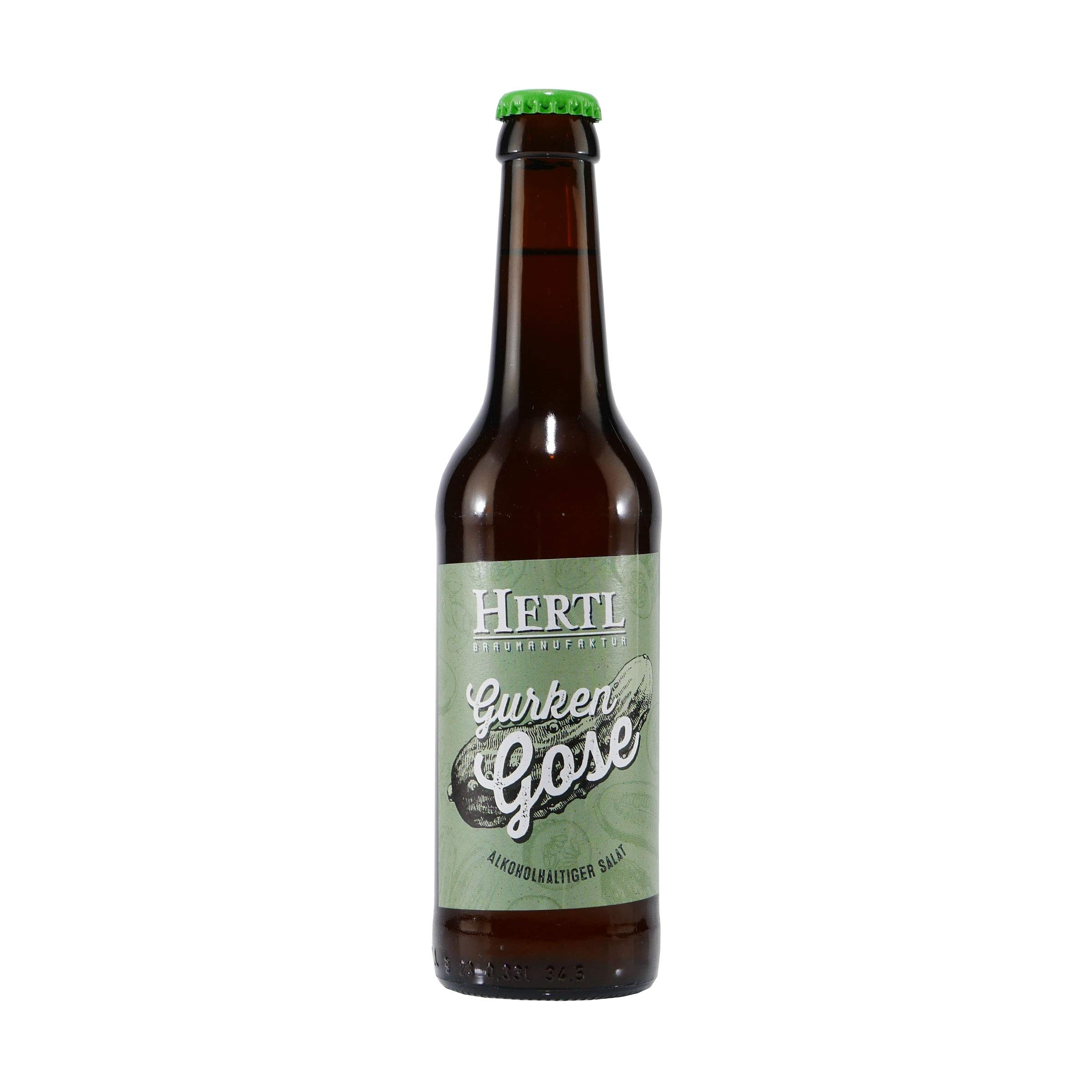 Hertl Gurken Gose - Limitierte Edition, frnkisches Sauerbier mit Gurke,  Koriander & Salz, erfrischend und leicht (4% Alkohol) : Amazon.de:  Lebensmittel & Getrnke