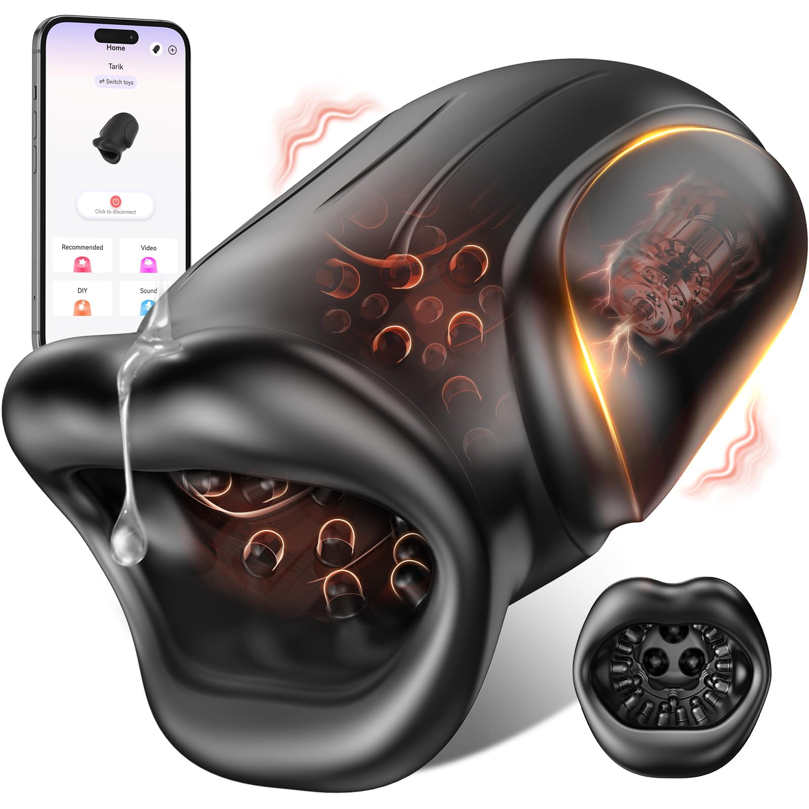 Amazon.com: Vibiul Male Sex Toys for Men - Male Masturbator Penis Vibrator  with 10 Vibrating & APP, Mouth Blowjob Male Stroker Trainer Adult Toys for  Prolong Endurance, Pocket Pussy Mens Sex Toy