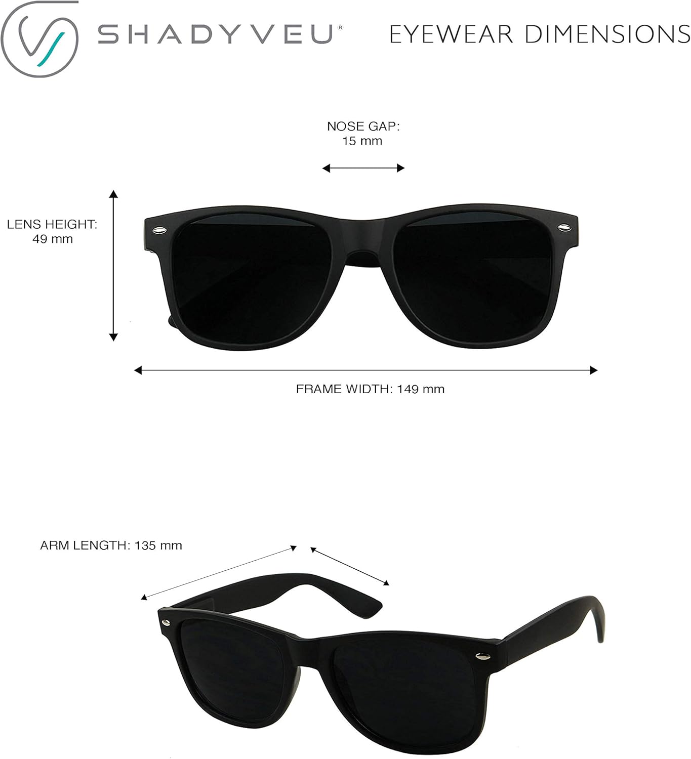 Miniatura 6 de ShadyVEU Gafas de sol redondas con lente súper oscura, protección UV, bisagra de resorte, exclusivas persianas retro de migraña de los años 80