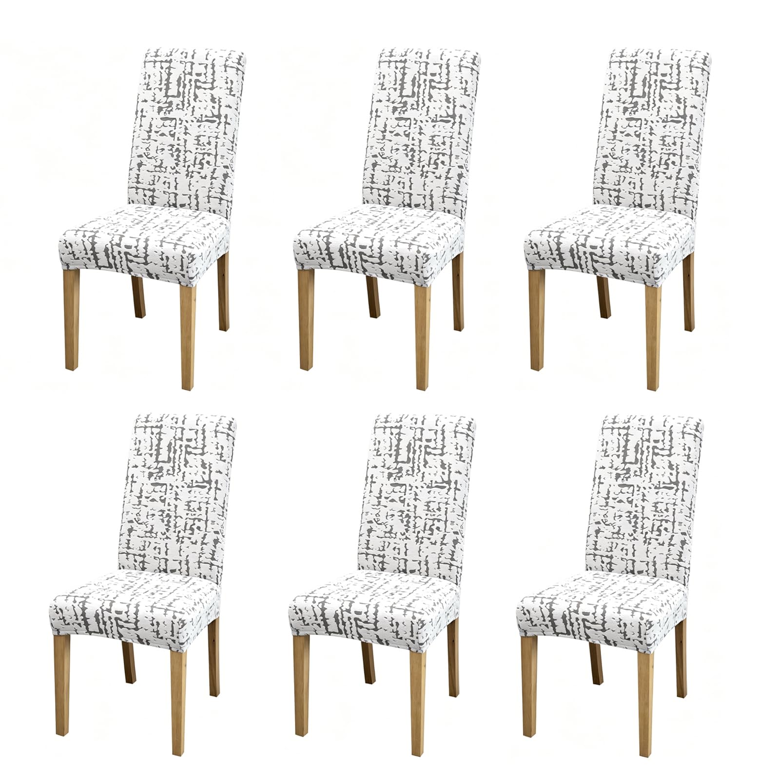 Housse de chaise universelle lavable pour harmoniser la décoration du salon et de la cuisine