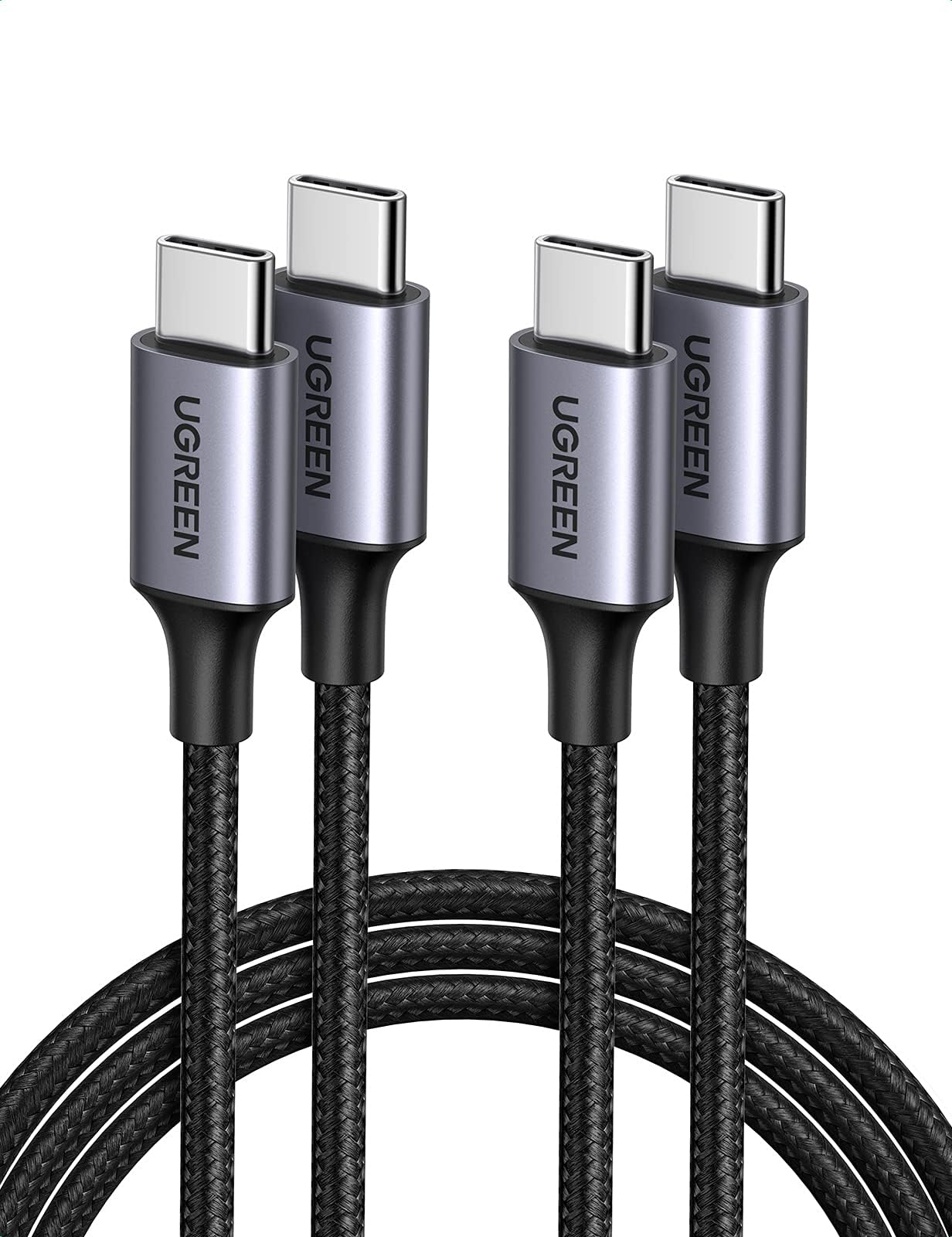 UGREEN USB C to USB C Charger Cable 60W C to C Cable Fast Charge Type C Data Lead Compatible with MacBook Pro 2021, iPad Air 5, iPhone 15, Galaxy S23 Ultra, Pixel 7 Pro, Huawei Mate 60 Pro (2M)
