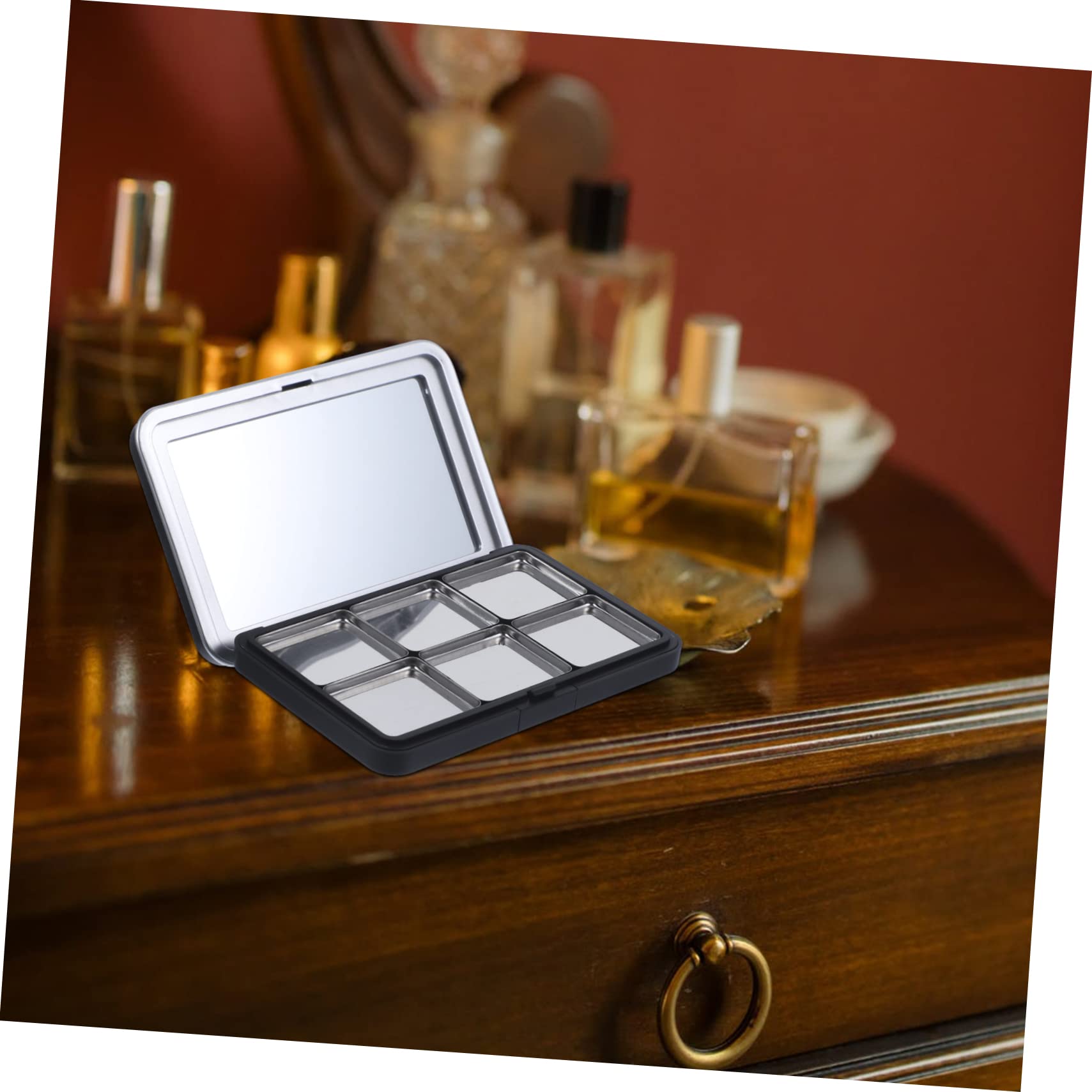 GALPADA Set 2 Pezzi Custodia Vuota per Ombretti Magnetica in As Opaco, Palette per Blush e Illuminante, Organizer per Make-up Fai-da-te, Facile Confronto Colori e Esposizione