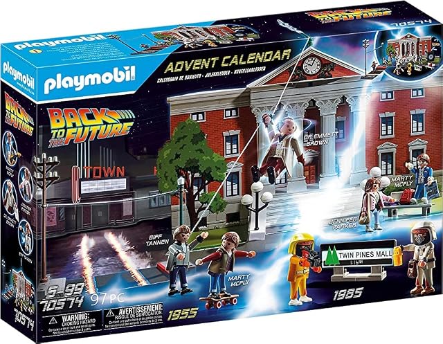 PLAYMOBIL Calendario De Adviento Back To The Future Juguete, Sin género, Multicolor, (70574)