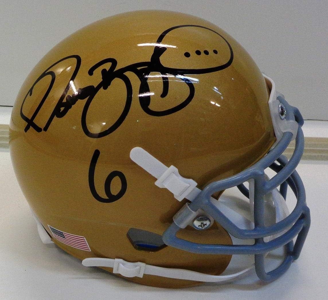 Jerome Bettis Autographed Notre Dame Mini Helmet