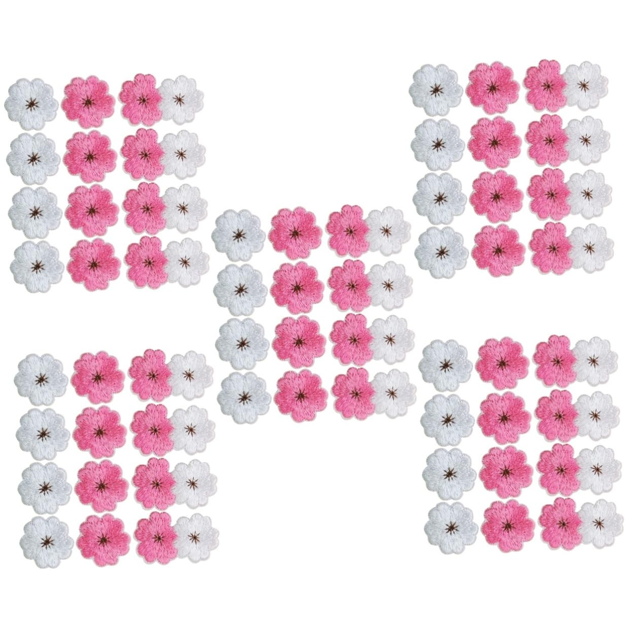 STOBOK 150piezas Parches Decorativos De Ropa De Cereza Parches De Hierro Compactos Para Abrigos y Gorras Accesorios De Costura Para Manualidades y Reparaciones