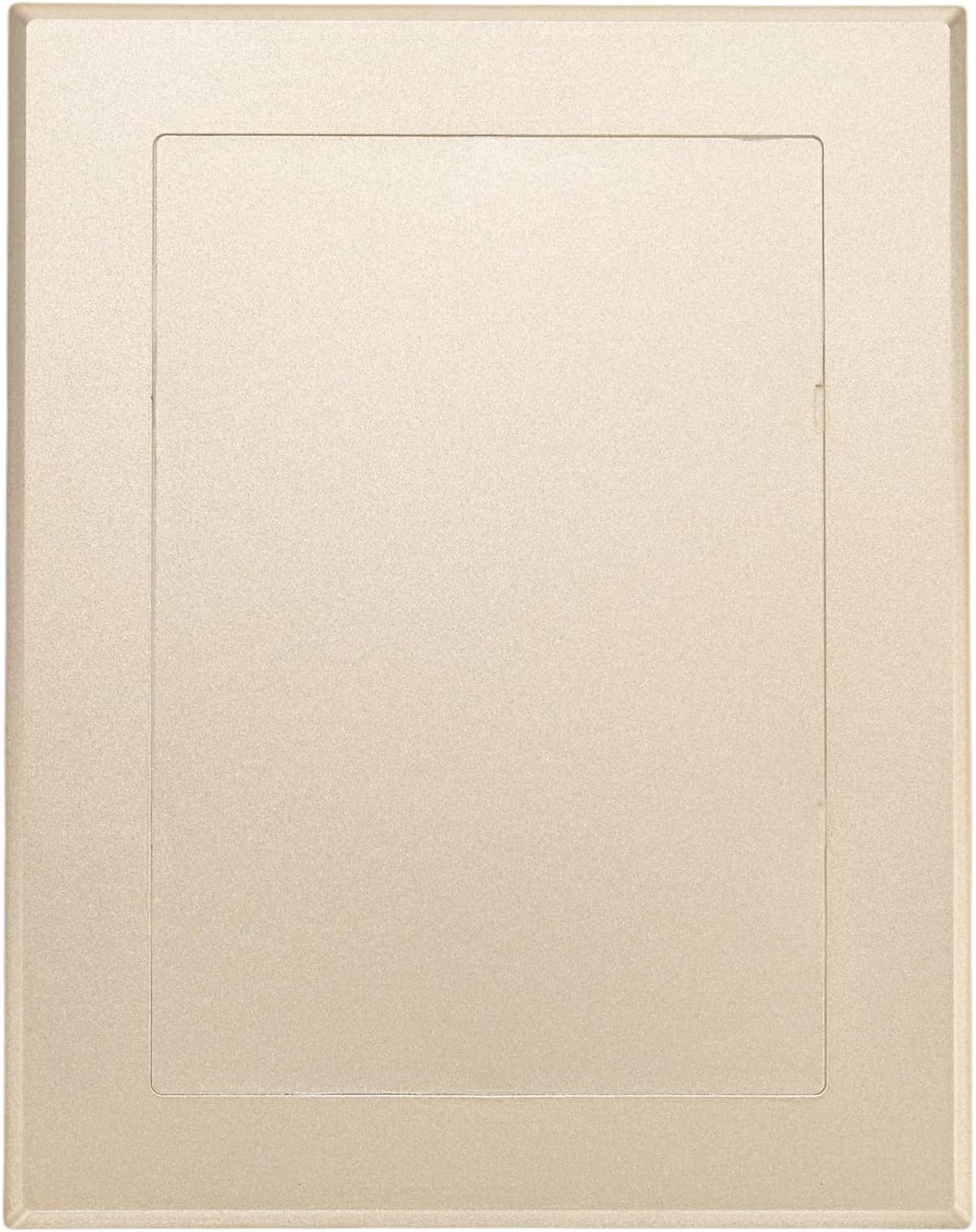 – 1-Pack Access Panel for Drywall, 7x5 Inch Plastic Self Adhesive Wall Hole Cover Access Doors for Wiring Cable/Ceiling, Removable Plumbing Wall Panel [Gold Tone, Rectangle]
