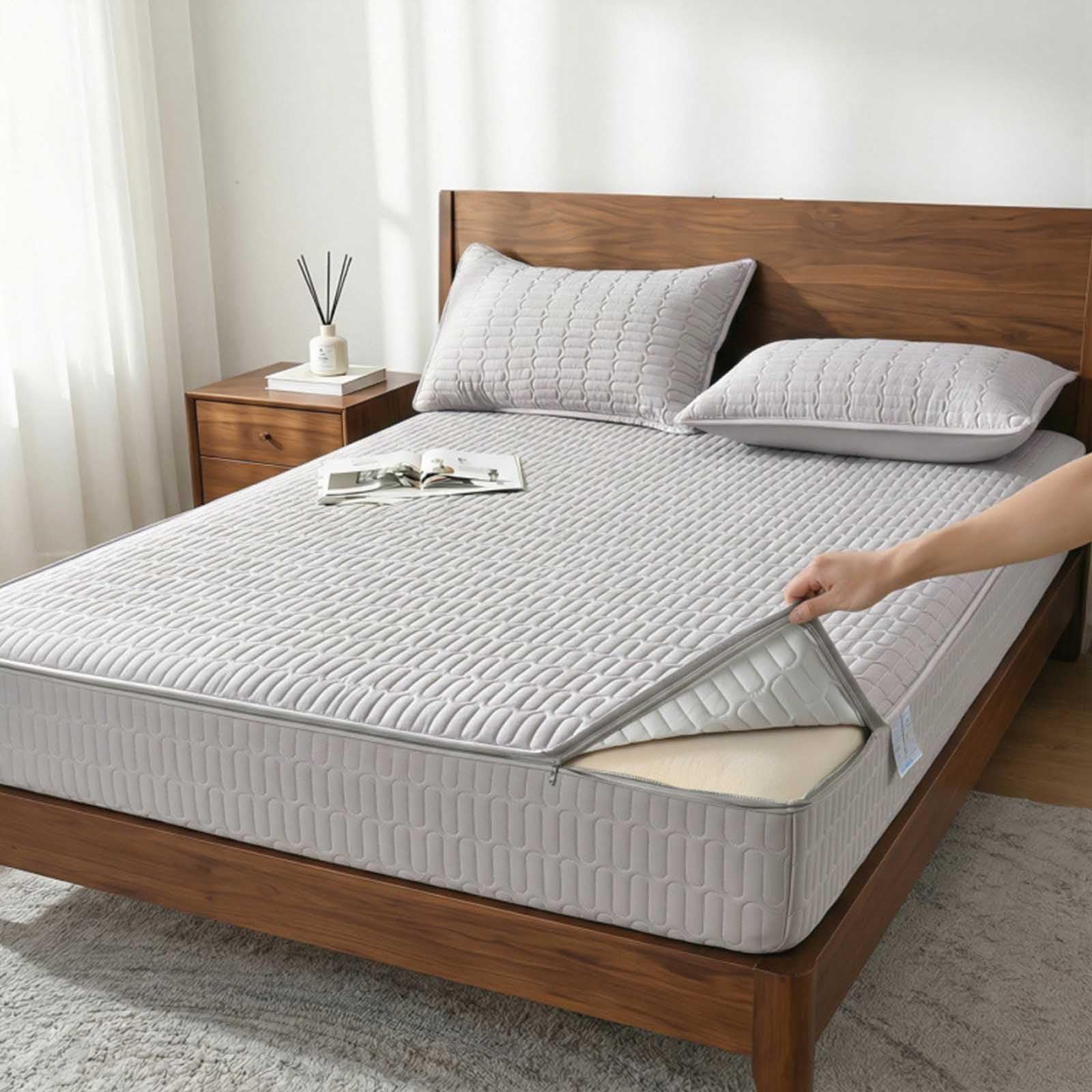 Anti-punaises de lit : housse de matelas zippée intégrale et respirante