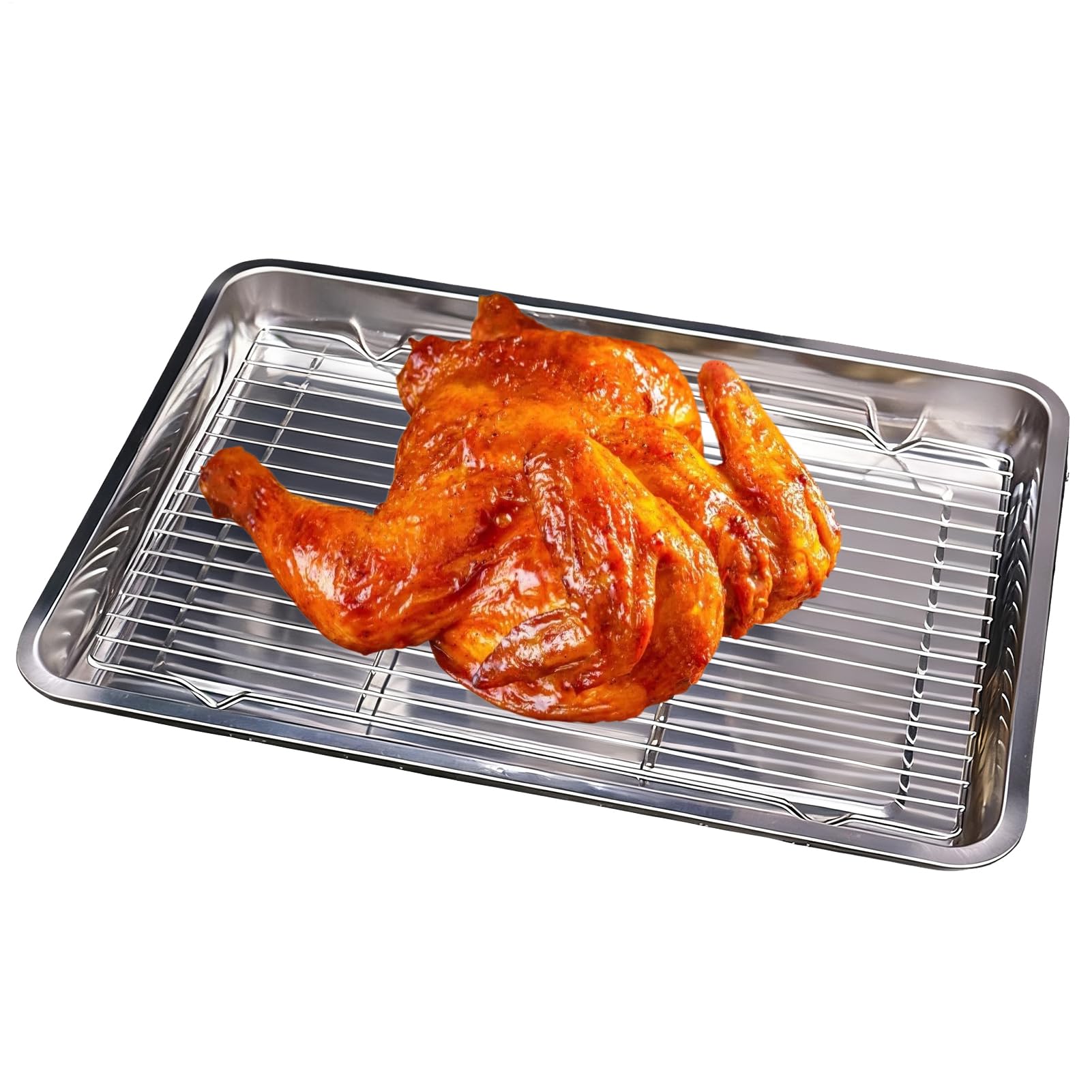 Bandeja para hornear que evita bases quemadas en bizcochos y galletas caseras