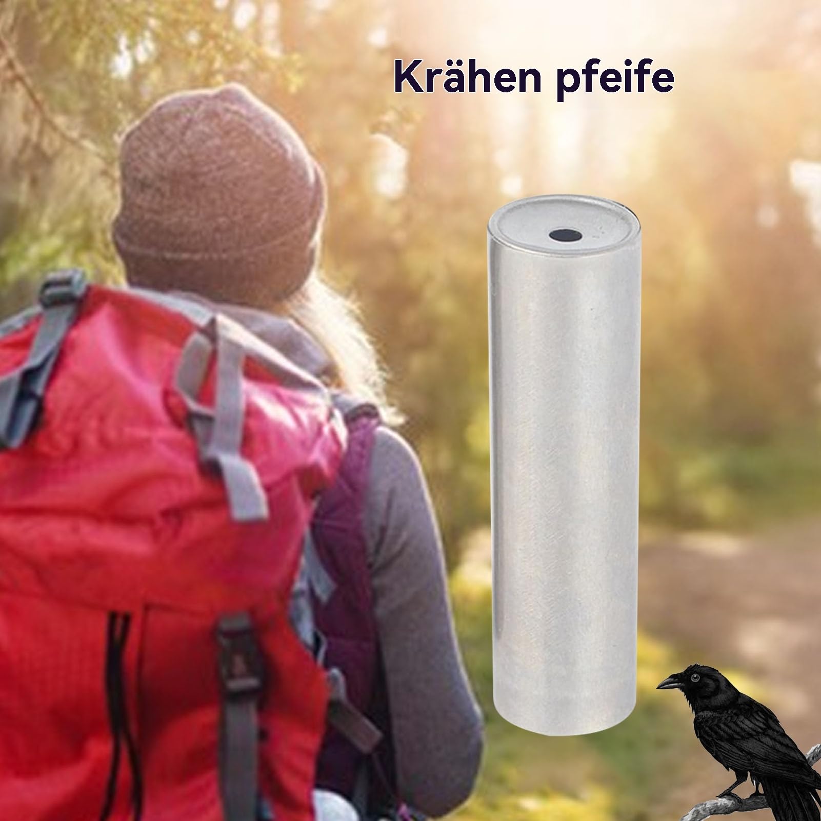 Vogel Lockruf Pfeife Aus Edelstahl - Naturgetreue Lockrufe Für Jäger