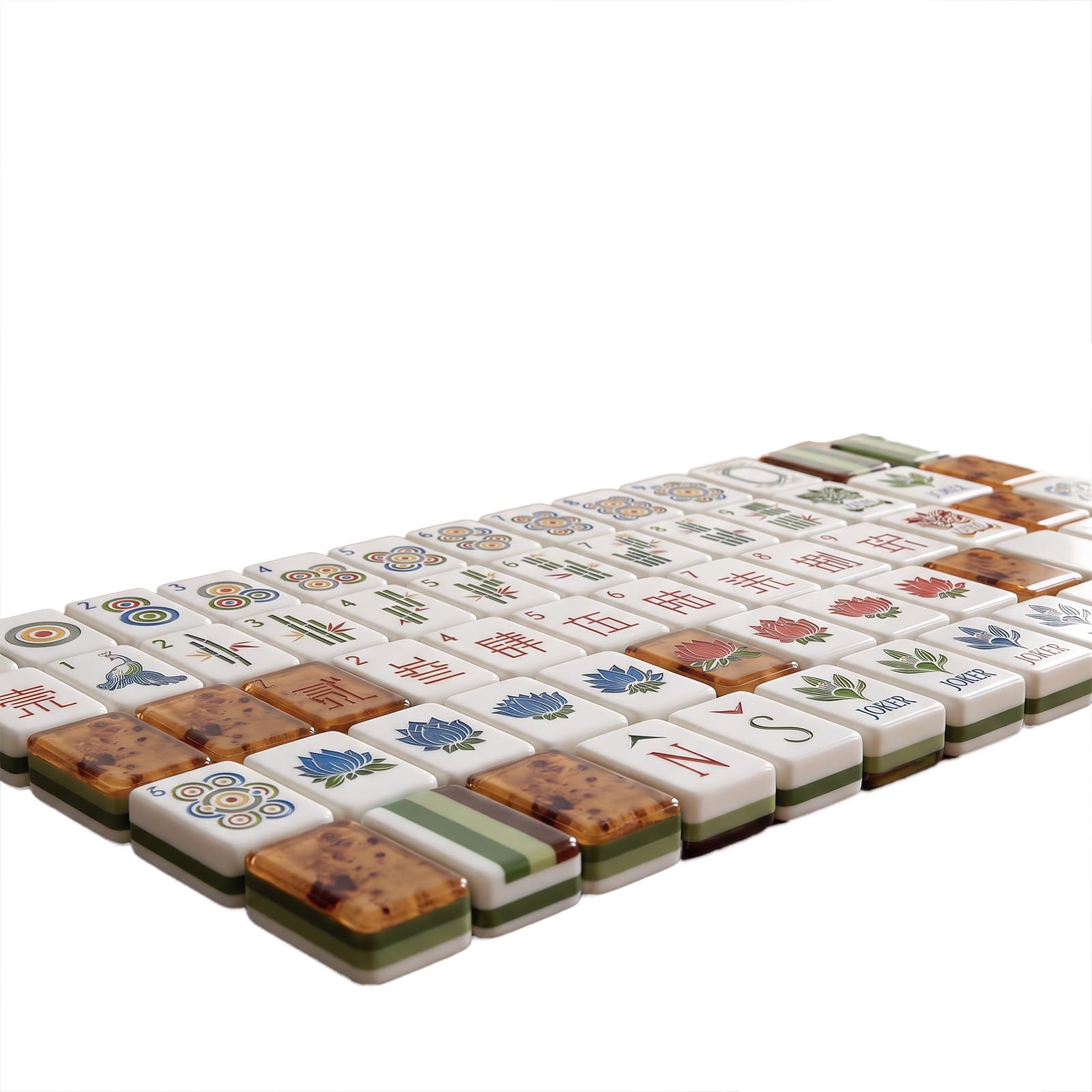 Mahjong Americano,Set Completo di 166 pezziper Il Trasporto