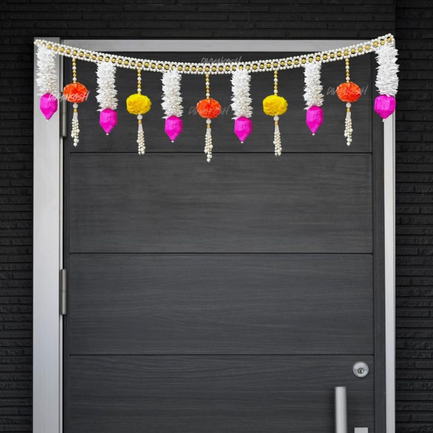 Divyakosh Lotus With White Gajra Festival Premium Toran For Home Decorative|Main Door Hanging Luxury Bandarwal For Home Décor, 37.01 Inch (B0CZXS976N) Amazon Price History, Amazon Price Tracker