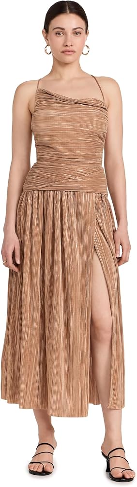 Sabina Musayev Women's Shaan Dress, Pecan, M at Amazon Women's Clothing  store