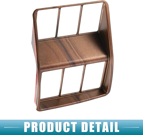 Miniatura 6 de Cubierta del botón del interruptor de los faros del automóvil, accesorios interiores para Honda CRV 2017-2022, patrón de textura de madera de