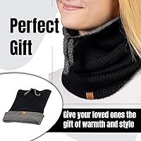 Vista 7 de Baby Alpaca Neck Warmer, Unisex Winter Warmer Hat, Neck Gaiter Scarf