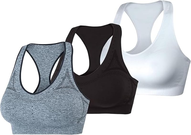 Hanes corpiño deportivo sin costuras con espalda cruzada para mujer