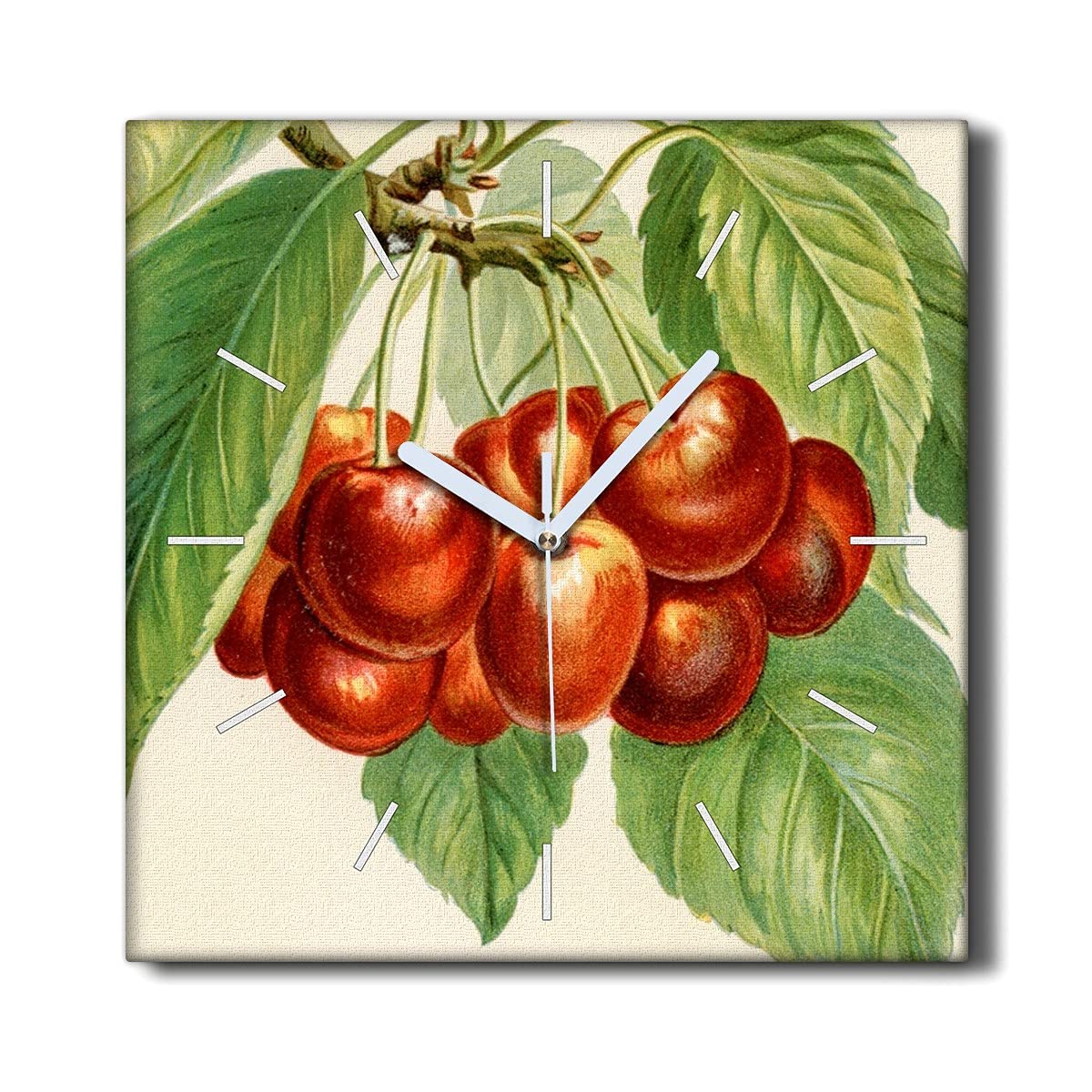 Horloge sur Toile Cerisier pour la Decoration du Salon Zen