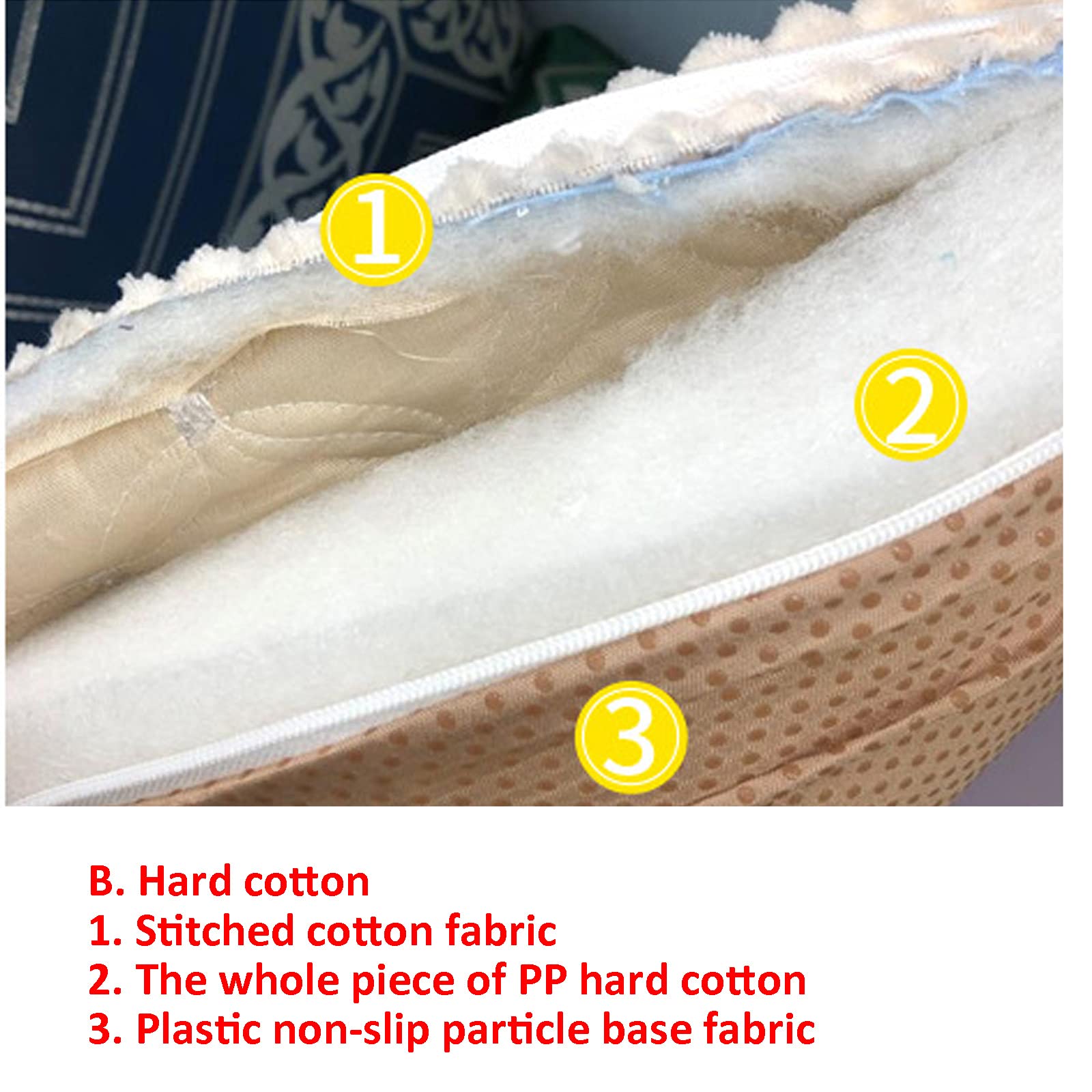 シェニールダイニングシートクッション　ライトベージュ　4枚セット Amazon.co.jp: ダイニングチェア クッション、4枚 セット 洗える