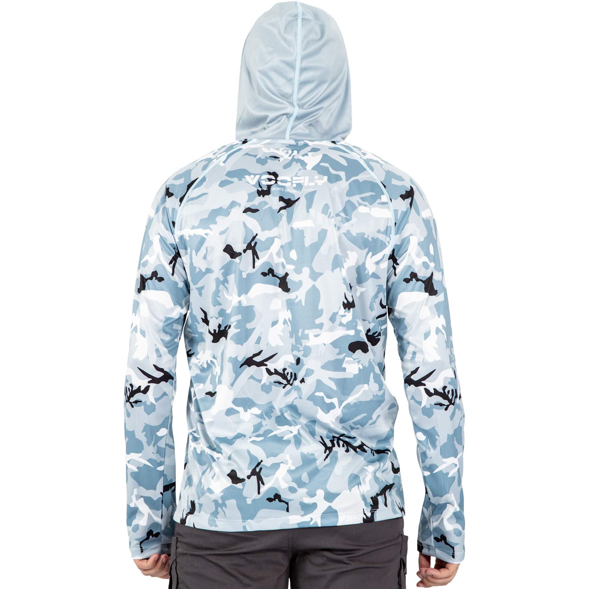 Herren UV Shirt Hoodie Camo