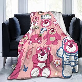 毛布 ロッツォ アニメ 軽量 ブランケット フランネル 洗える 静電気防止 暖かい 柔らかい ふわふわ 四季適用 オフィス 旅行 出張 車内 キャンプ 冷房対策 125X100cm NA162