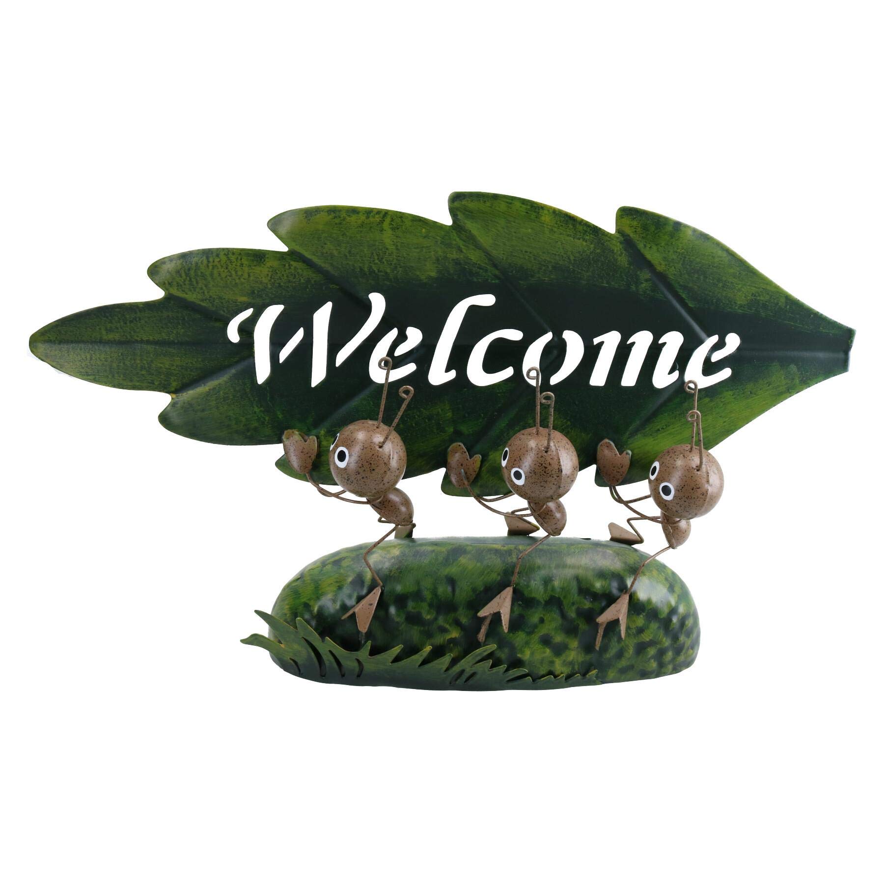 Adorno de metal para jardín AB Tools de 6x23x34 cm con diseño de hormigas para decorar terrazas