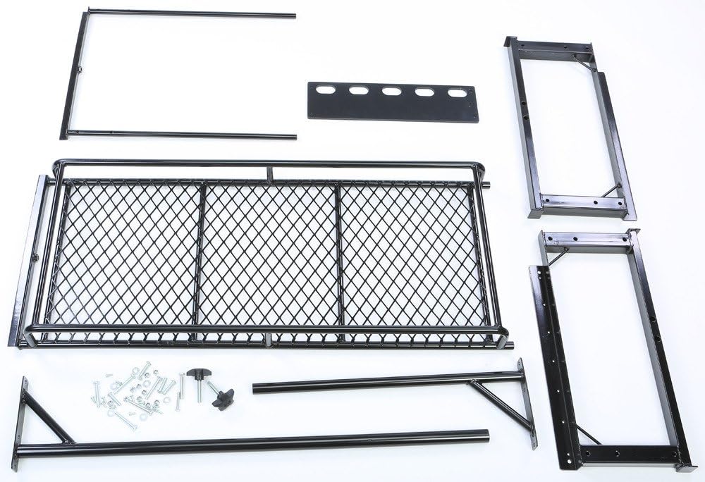 Seizmik Universal Dump Bed Rack for UTV Side by Side | Heavy Duty Steel Basket | Black | Bolt On Install & Removal