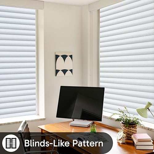 Miniatura 4 de rabbitgoo Película de privacidad para ventana, película de vidrio esmerilado para baño, adhesivo estático no adhesivo, adhesivo extraíble para