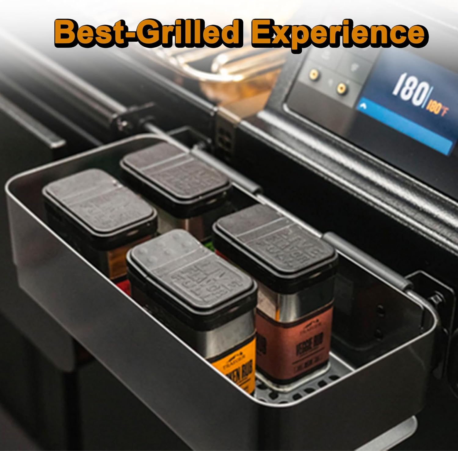 BAC612 P.A.L. Pop-And-Lock Storage Bin Replacement Parts for Traeger BAC642 Pellet Grill Parts Ironwood XL Silverton Ironwood Timberline Timberline XL Flatrock TFB61RLG TFB93RLG TBB01RLG Accessories