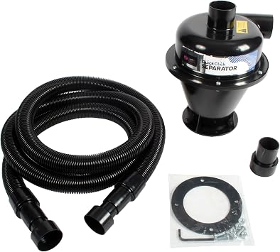 Quick Click Dust Collection Separator with 8 Ft. Hose