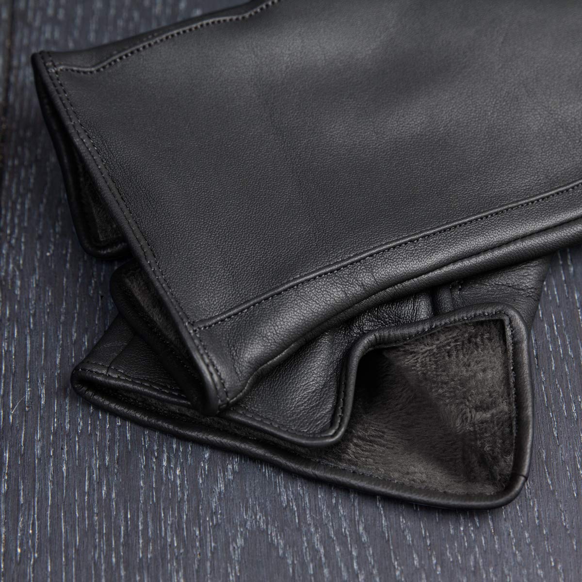 Downholme Gants en Cuir Végan pour Femme