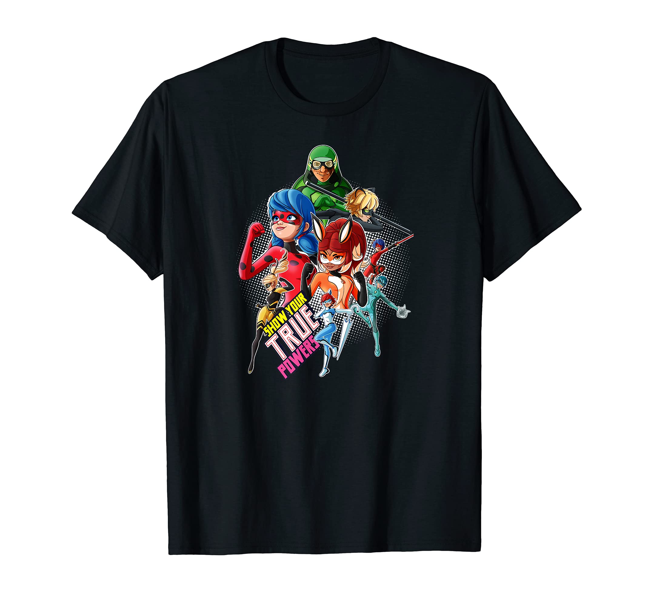 MiraculousCollection Ladybug and All Heroez True Powers T-ShirtOEKO-TEX STANDARD 100