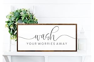 Wash Your Worries Away Bathroom Decor