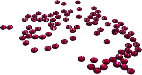 Miniatura 3 de Preciosa Viva Rhinestones - Sin Hotfix Flatback - Rubí - SS20 (0.197 in) - Elige tu cantidad (144)