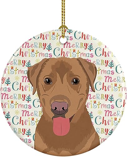 Miniatura 213 de Caroline's Treasures Adorno navideño de husky siberiano en blanco y negro #2 de cerámica para árbol de Navidad, decoración colgante para el hogar,